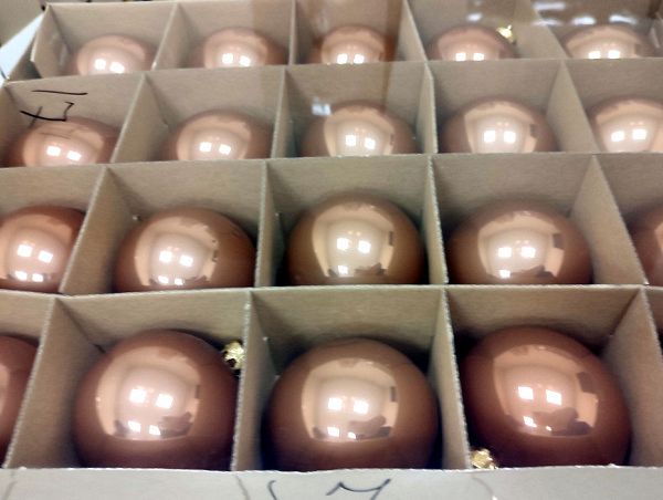 Шар елочный стекл. 8 см, [17]